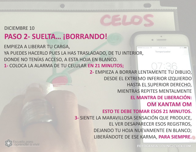 Paso 2 - Suelta... ¡borrando!